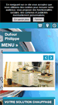 Mobile Screenshot of dufour-chauffage-couverture.com